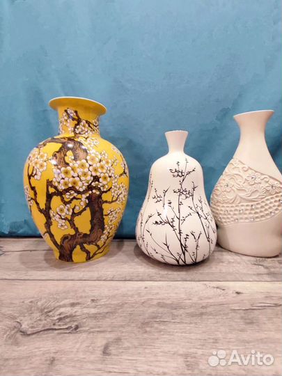 Декоративные вазы новые