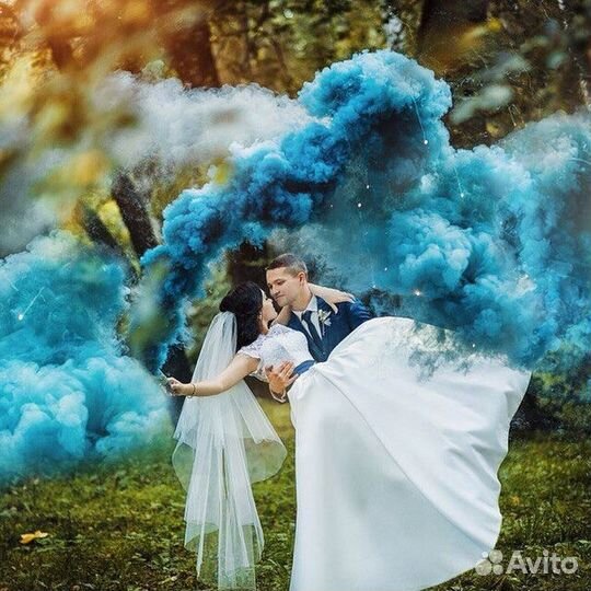 Цветной дым. Густой. 60 сек