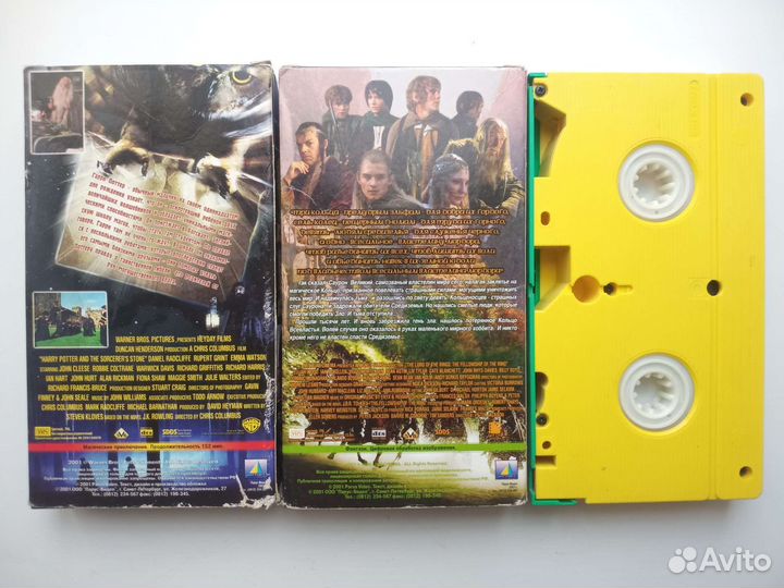 Кассеты фильмы Гарри Поттер Властелин Колец