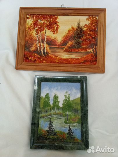 Картины из камня