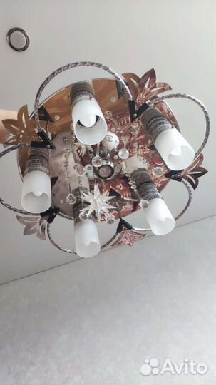 Люстра потолочная бу