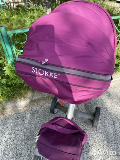 Прогулочная коляска stokke xplory + два чехла