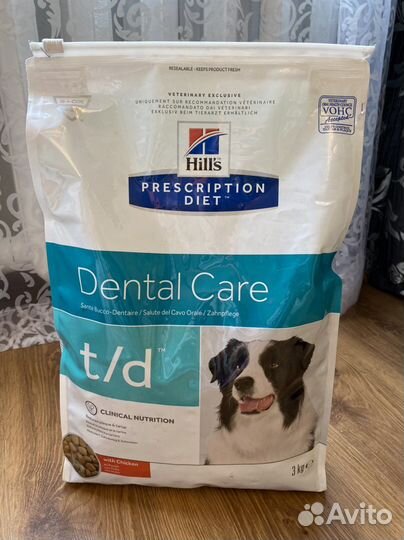 Корм для собак Hills t/d 3 кг