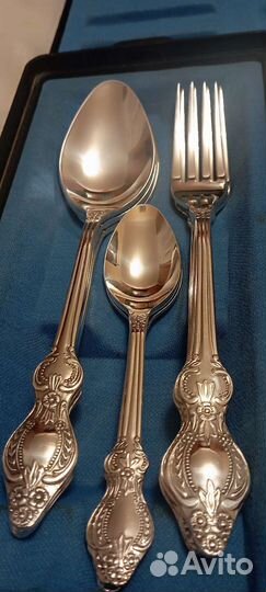 Набор столовых приборов Уральская Роза мельхиор