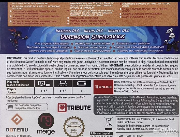 Tmnt Shredders Revenge Anniversary Edition Switch