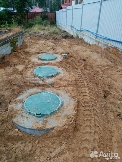Септик из бетонных колец под ключ