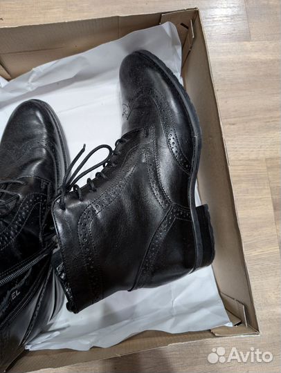 Ботинки мужские зимние броги.Натуральныймех.41