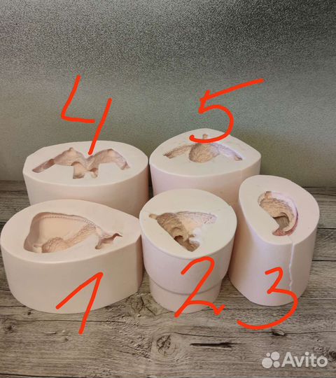 Формы для мыла, силикон США, мишки Тедди