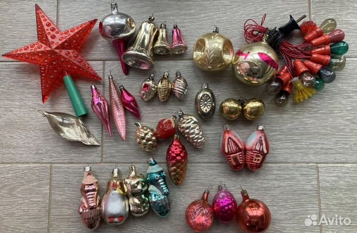 Елочные игрушки СССР