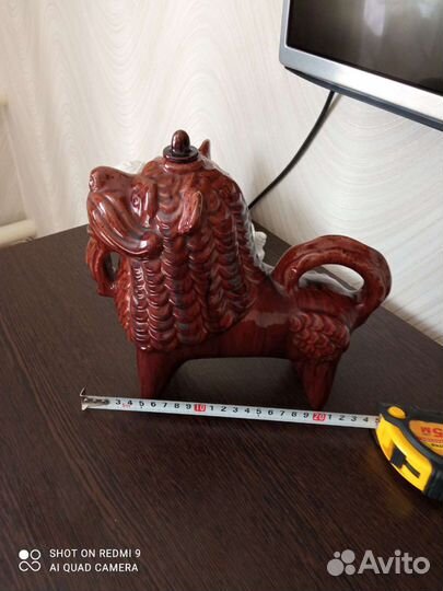 Лев керамический