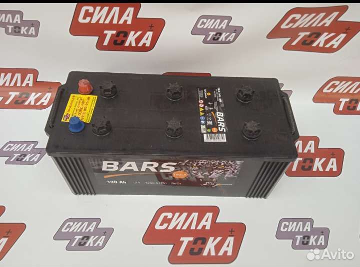 Акб Bars 190ah конус прямая полярность