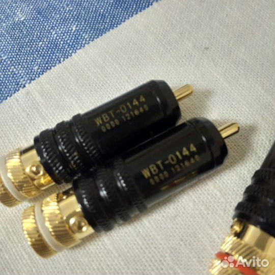 Разъемы RCA WBT новые 4шт
