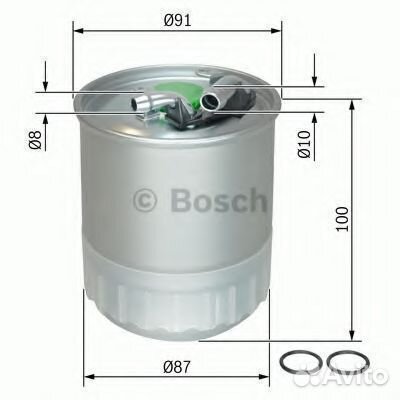 Топливный фильтр F026402056 bosch