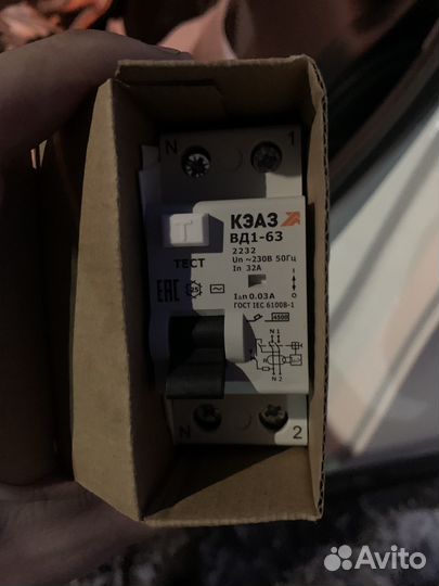 Узо вд1-63-2232-ас-ухл4 2р 32а 30мА