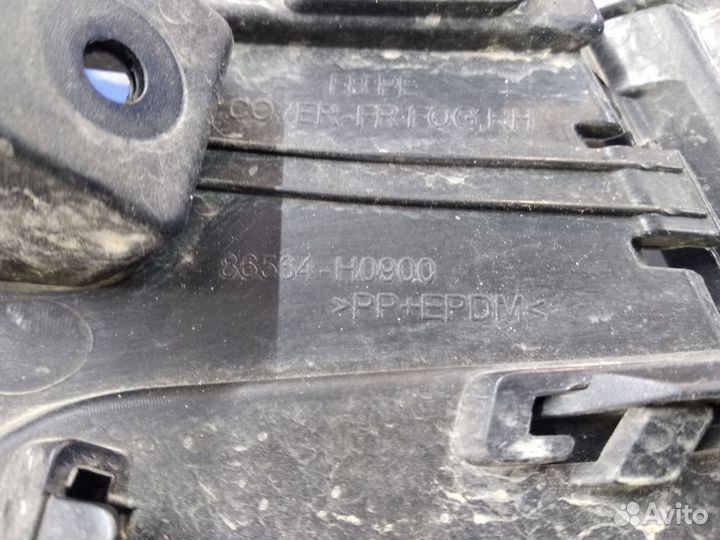 Окантовка птф правая Kia Rio 4 фb 2017