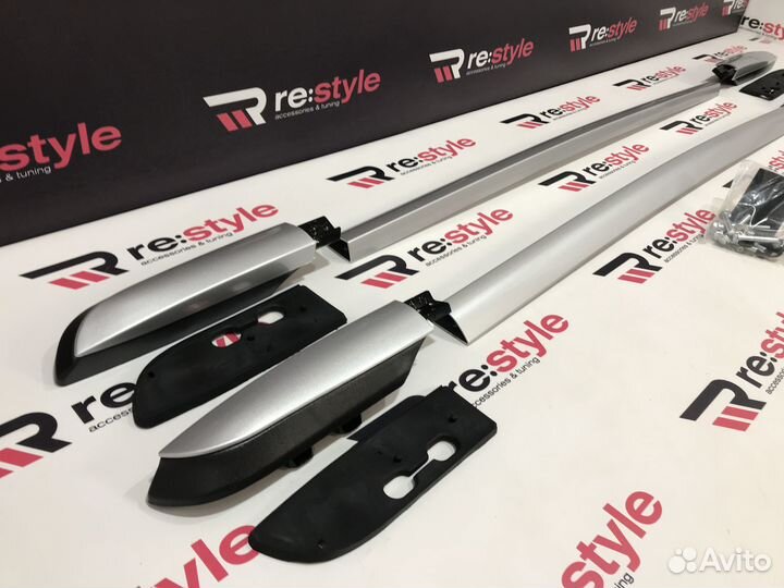 Рейлинги Toyota RAV4 (XA40) 12-19г Серебро