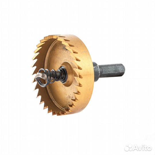 Коронка по металлу HSS, 55 мм, нитридтитановое пок