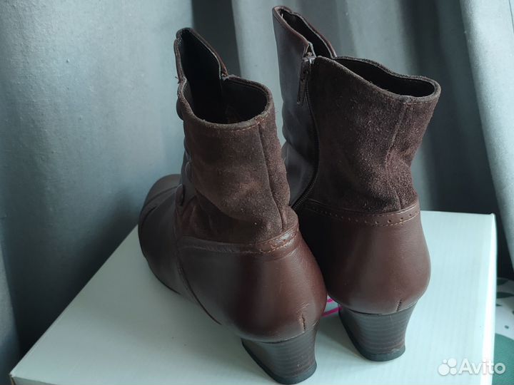 Ботильоны Janita 40 (26,5) кожа винтаж