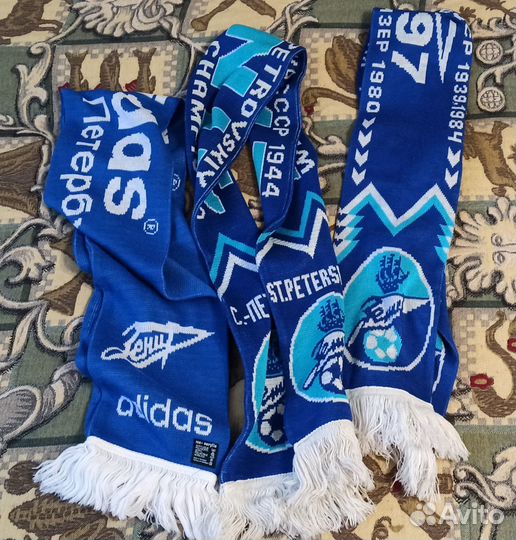 Футбольный шарф фк Зенит Санкт Петербург 90-е
