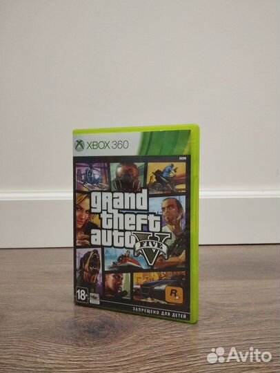 Диск GTA 5 на Xbox 360