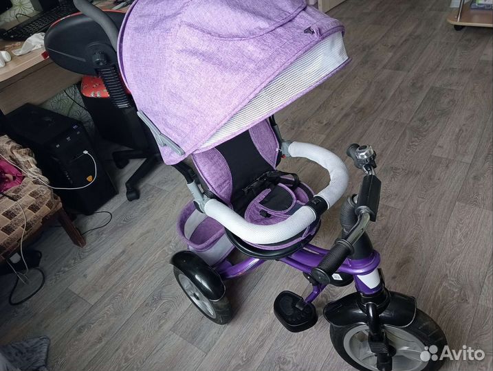 Велосипед коляска с ручкой