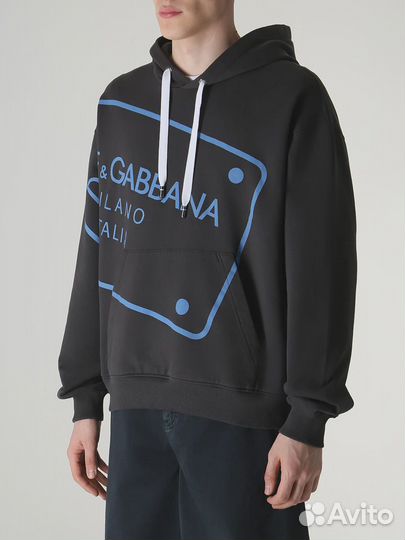 Худи хлопковое Dolce & Gabbana