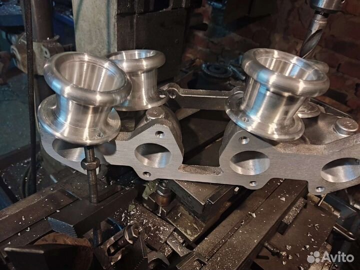 Коллектор под Weber 40-45 на ваз 2101-07 120 мм