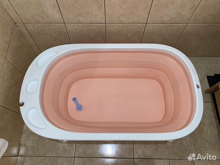 Складная ванночка для купания новорожденных