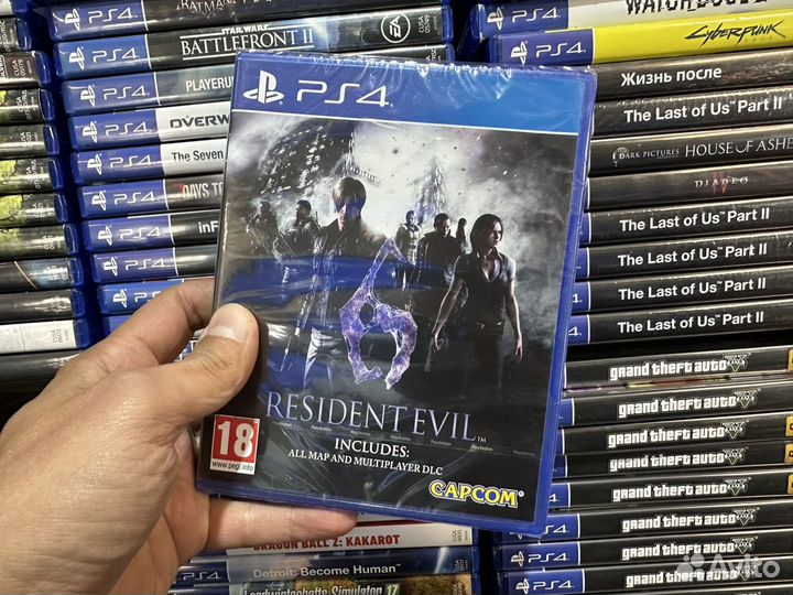 Resident evil 6 ps 4 диск новый