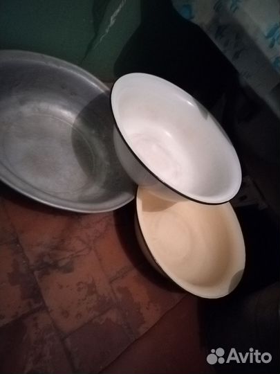 Ведро и тазы эмалированные СССР