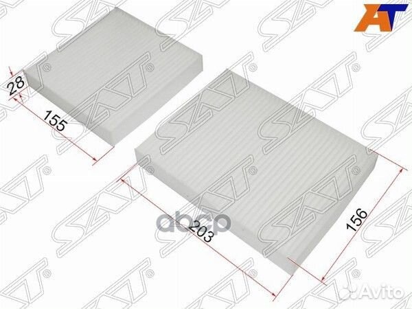 Фильтр салона citroen C3 09/DS3 09/peugeot 20