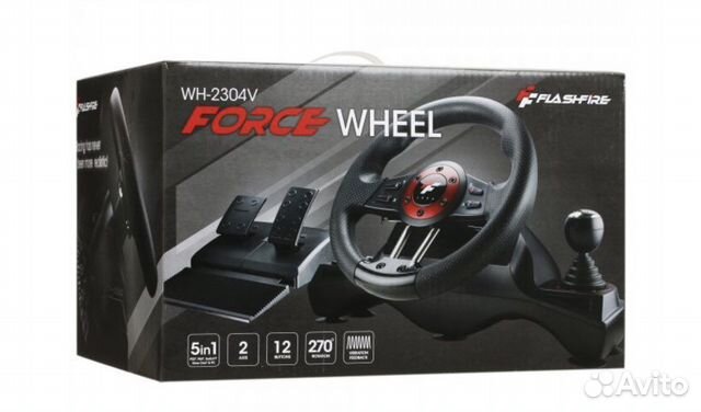 Игровой руль flashfire Force Wheel WH-2304V