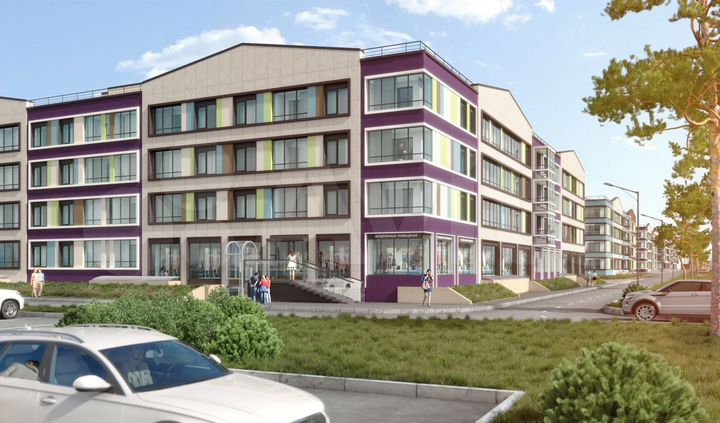 2-к. квартира, 70,4 м², 1/4 эт.