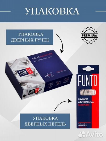 Комплект фурнитуры для межкомнатных дверей