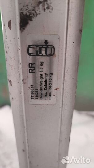 Рейлинги/поперечны opel zafira