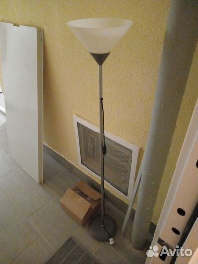 Торшер напольный с абажуром бу