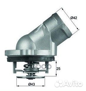 Термостат интегрированный TI4587D Mahle/Knecht