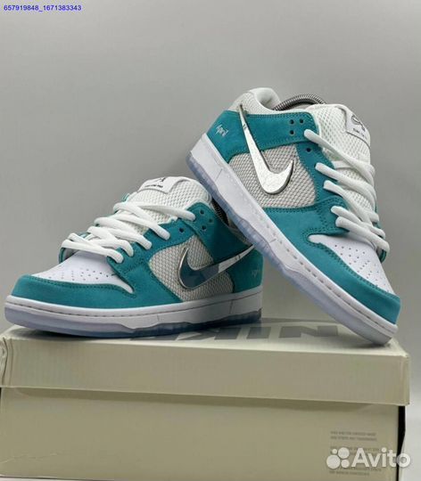 Nike SB Dunk Low голубые (Арт.30295)