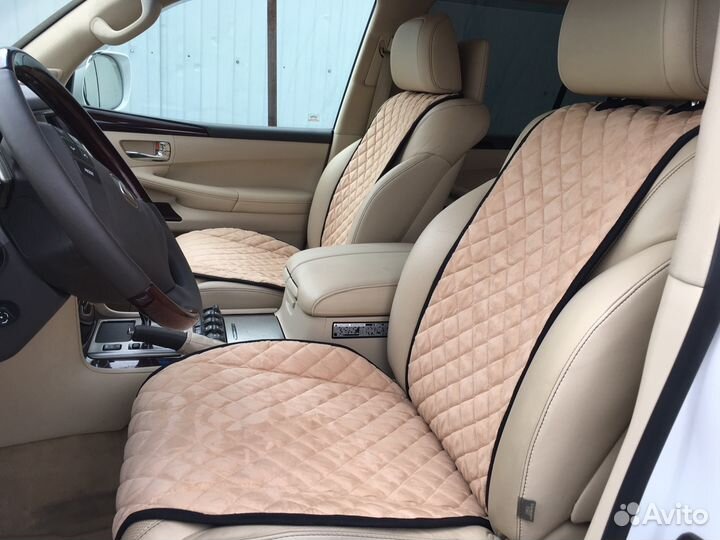 Накидки на сиденья из алькантары LX 570