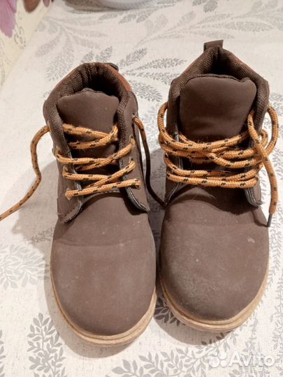 Демисезонные ботинки для мальчика 33 размер
