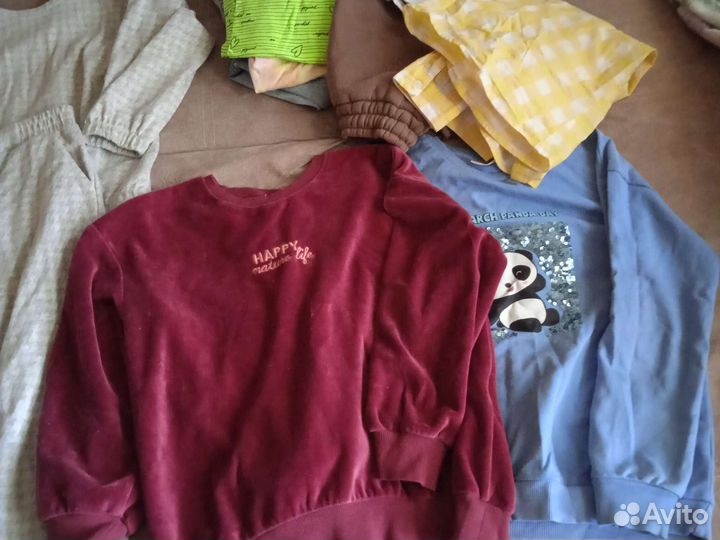 Вещи пакетом на девочку 128-134