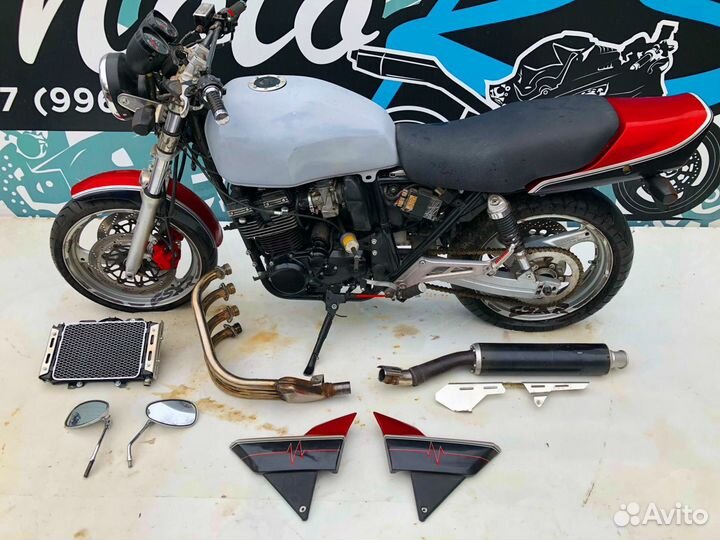 На разборе Suzuki GSX 400 Impulse 1995г