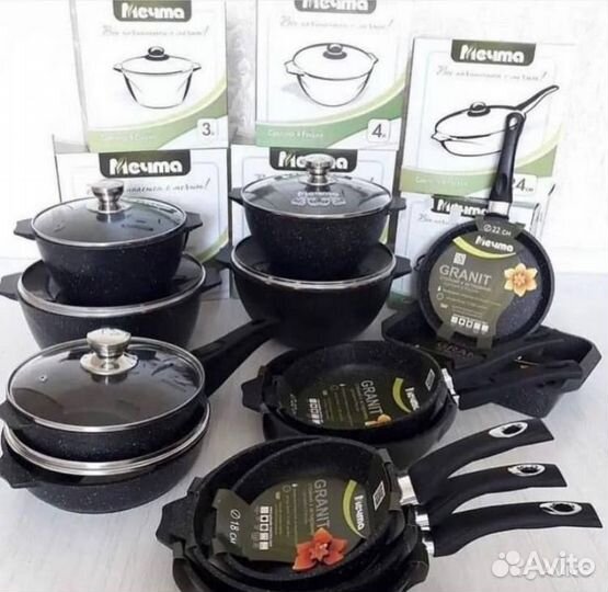 Казан c покрытием Granit