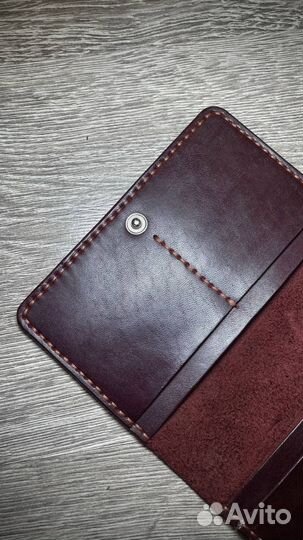 Обложка для автодокументов натуральная кожа