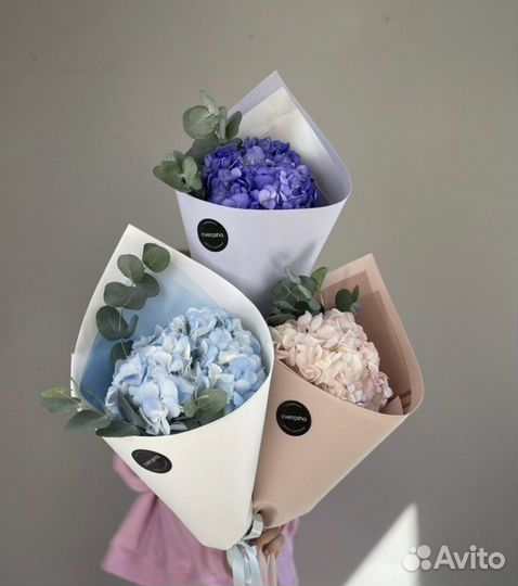 Букет из гортензий