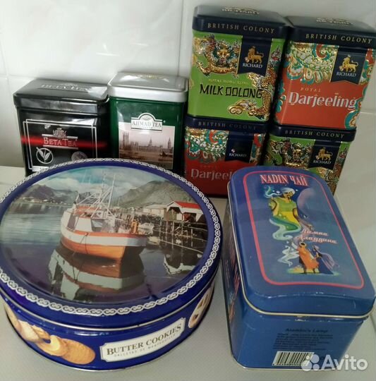 Баночки для чая из СССР