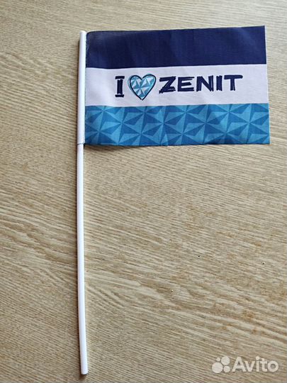 Флаг фк Зенит 10*16см