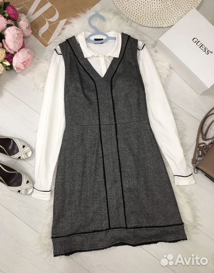 Платье сарафан Banana Republic 44, плюс рубашка