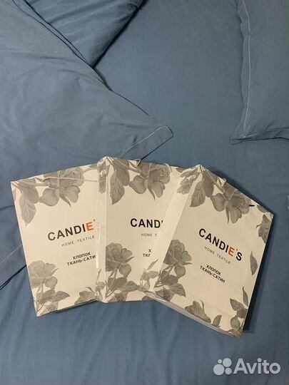 Постельное белье евро сатин Candie's