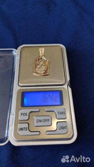Золотой кулон(икона)